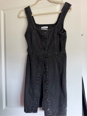 Urban Outfitters Black Denim Dress